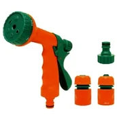 Inne akcesoria do nawadniania - FLO Zestaw 1/2 złączki z pistoletem zraszającym wielofunkcyjnym 89206 - miniaturka - grafika 1