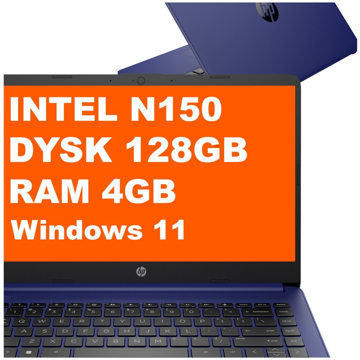 HP 14-dq6001na / BQ7T3EA / Intel N150 / 4GB / 128GB UFS / Intel UHD / HD / Win 11 / Fioletowy