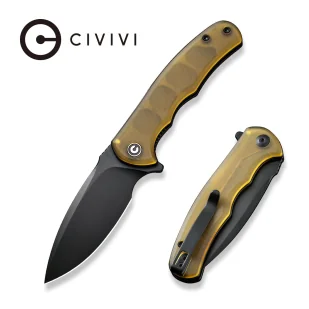 Nóż składany Civivi Mini Praxis Bead Blasted Ultem, Black D2 (C18026C-5) - Noże - miniaturka - grafika 1