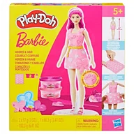 Masy plastyczne - Play-Doh Ciastolina Lalka Barbie Fashionista Serca i Kwiaty Hasbro G1357 - miniaturka - grafika 1