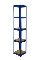 Szafy i regały magazynowe - Regał Helios magazynowy metalowy HNN_196X030X30_5_0WZ ilość półek 5 nośność 175 kg / Wamar-Sosenka - miniaturka - grafika 1