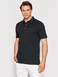 Koszulki męskie - Pierre Cardin Polo 20134/000/2008 Czarny Modern Fit - grafika 1