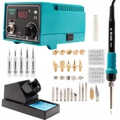 Lutownice - Stacja lutownicza / wypalarka do drewna 937D + Groty, konwerter - miniaturka - grafika 1