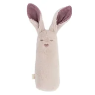 Grzechotki dla dzieci - BIBS KANGAROO POWDER Grzechotka z dzwoneczkiem - miniaturka - grafika 1