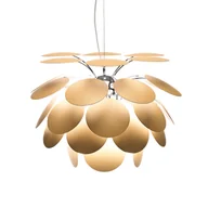 Lampy sufitowe - MARSET Discocó lampa wisząca Ø 68 cm beżowa matowa - miniaturka - grafika 1