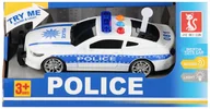 Samochody i pojazdy dla dzieci - AUTO samochód policyjny z efektami świetlnymi MEGA CREATIVE - miniaturka - grafika 1