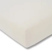 Prześcieradła - Estella ESTELLA Prześcieradło Welurowe Z Gumką Kość Słoniowa 110 100x200 4053912055831 - miniaturka - grafika 1