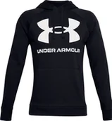 Bluzy męskie - Under Armour Bluza męska Rival Fleece Big Logo HD czarna r. S 1357093 001 - miniaturka - grafika 1