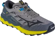 Buty trekkingowe męskie - Buty trekkingowe męskie Mizuno Mizuno Wave Daichi 7 J1GJ227132 szary 44 - miniaturka - grafika 1