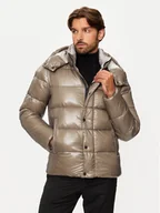 Kurtki męskie - Hetregó Kurtka puchowa Felix 8N563 Beżowy Regular Fit - miniaturka - grafika 1