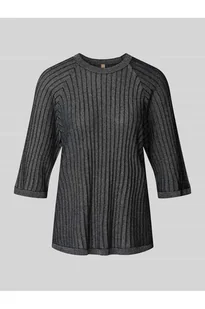 Sweter z dzianiny z prążkowanymi wykończeniami model VIOLETTA - Soyaconcept - Swetry damskie Sweter z dzianiny z prążkowanymi wykończeniami model VIOLETTA - Soyaconcept - Swetry damskie - miniaturka - grafika 1