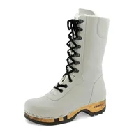 Kozaki damskie - Woody Damskie kozaki Rosanna, półdługie, szare, 40 EU, szary, 40 EU - miniaturka - grafika 1