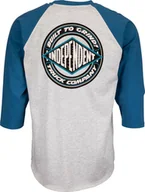 Koszulki męskie - t-shirt męski INDEPENDENT BTG SHEAR BASEBALL TOP Vintage Royal/Athletic Heather - miniaturka - grafika 1