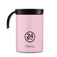 Termosy - Termos obiadowy 24Bottles Travel Snack Pot 350 ml - candy pink - miniaturka - grafika 1