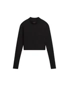 Koszulki i topy damskie - Vans Longsleeve damski VN0007EZBLK M - miniaturka - grafika 1