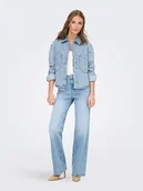 Koszule damskie - ONLY Koszula dżinsowa w kolorze błękitnym - miniaturka - grafika 1