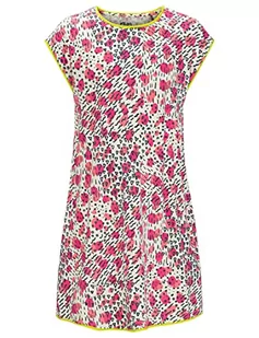 Jack Wolfskin Dziewczęca sukienka Villi G sukienka dziecięca, różowa Lemonade All Over, 116, Pink Lemonade All Over, 116 cm - Sukienki - miniaturka - grafika 1