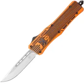 Noże - Nóż sprężynowy CobraTec OTF Medium Hunter Orange and Graphite Black - miniaturka - grafika 1