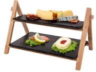 Tace i patery - Patera do serwowania Kesper 2-poziomowa (4000270381188) - miniaturka - grafika 1