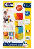 Zabawki interaktywne dla dzieci - Kostki edukacyjne wielofunkcyjne 2w1 - Chicco - miniaturka - grafika 1