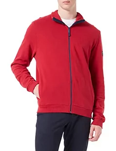Timezone Męska bluza Standup Collar, Timezone czerwony, M - Bluzy męskie - miniaturka - grafika 1