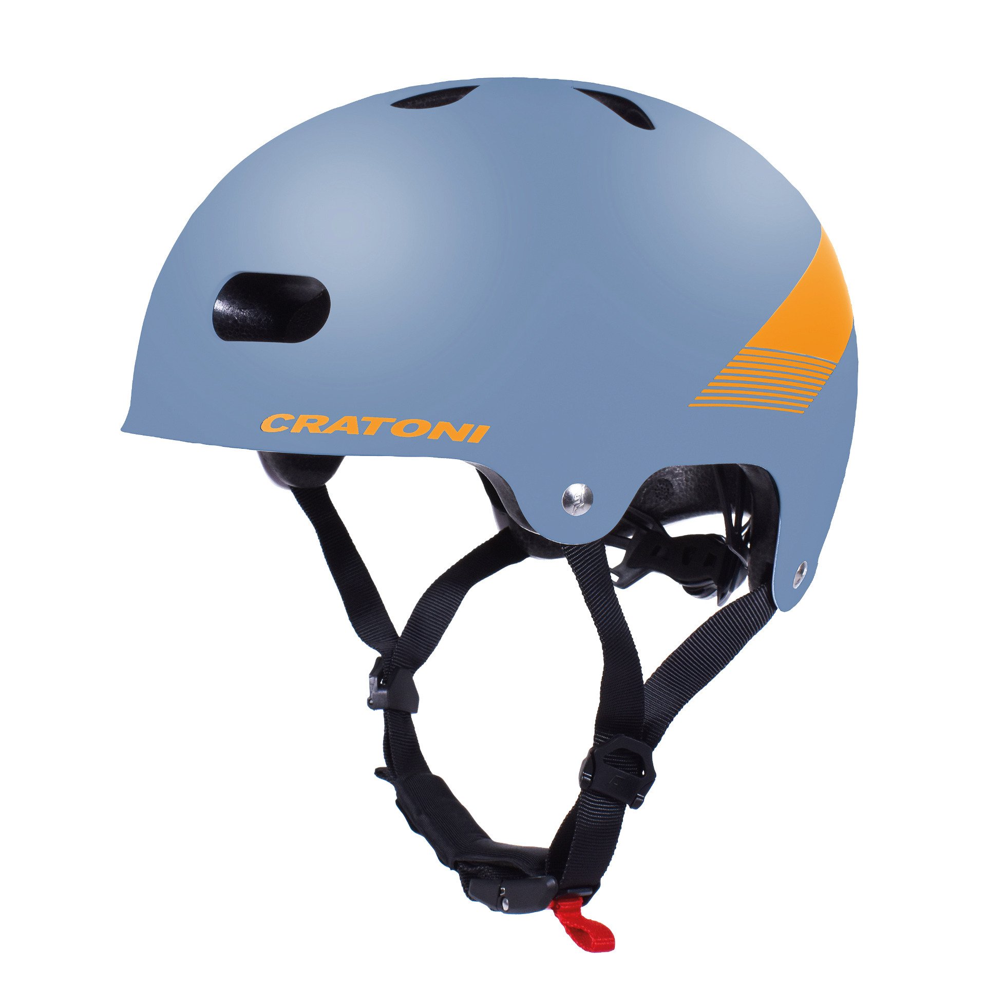 Dziecięcy kask rowerowy CRATONI C-Mate Junior, petrol-pomarańczowy