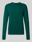 Swetry męskie - Sweter z dzianiny o kroju regular fit z mieszanki bawełny i kaszmiru - miniaturka - grafika 1