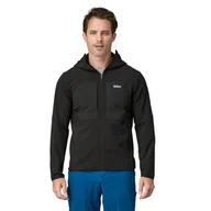 Kurtki męskie - Polar męski Patagonia R2 TechFace Hoody black - XL - miniaturka - grafika 1