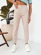 Spodnie damskie - Spodnie damskie dresowe BRINAT beżowe Dstreet UY2047-L/XL - miniaturka - grafika 1