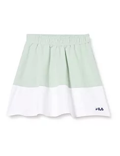 Spódnice - FILA Dziewczęca spódnica BARDEJOV, Silt Green-Bright White, 86/92, Silt Green-Bright White, 86/92 cm - grafika 1