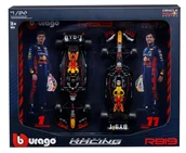 Samochody i pojazdy dla dzieci - Bburago Model 124 Red Bull Rb19 Verstappen Perez zestaw bolidów F1 18-28061 - model lub pojazd - miniaturka - grafika 1