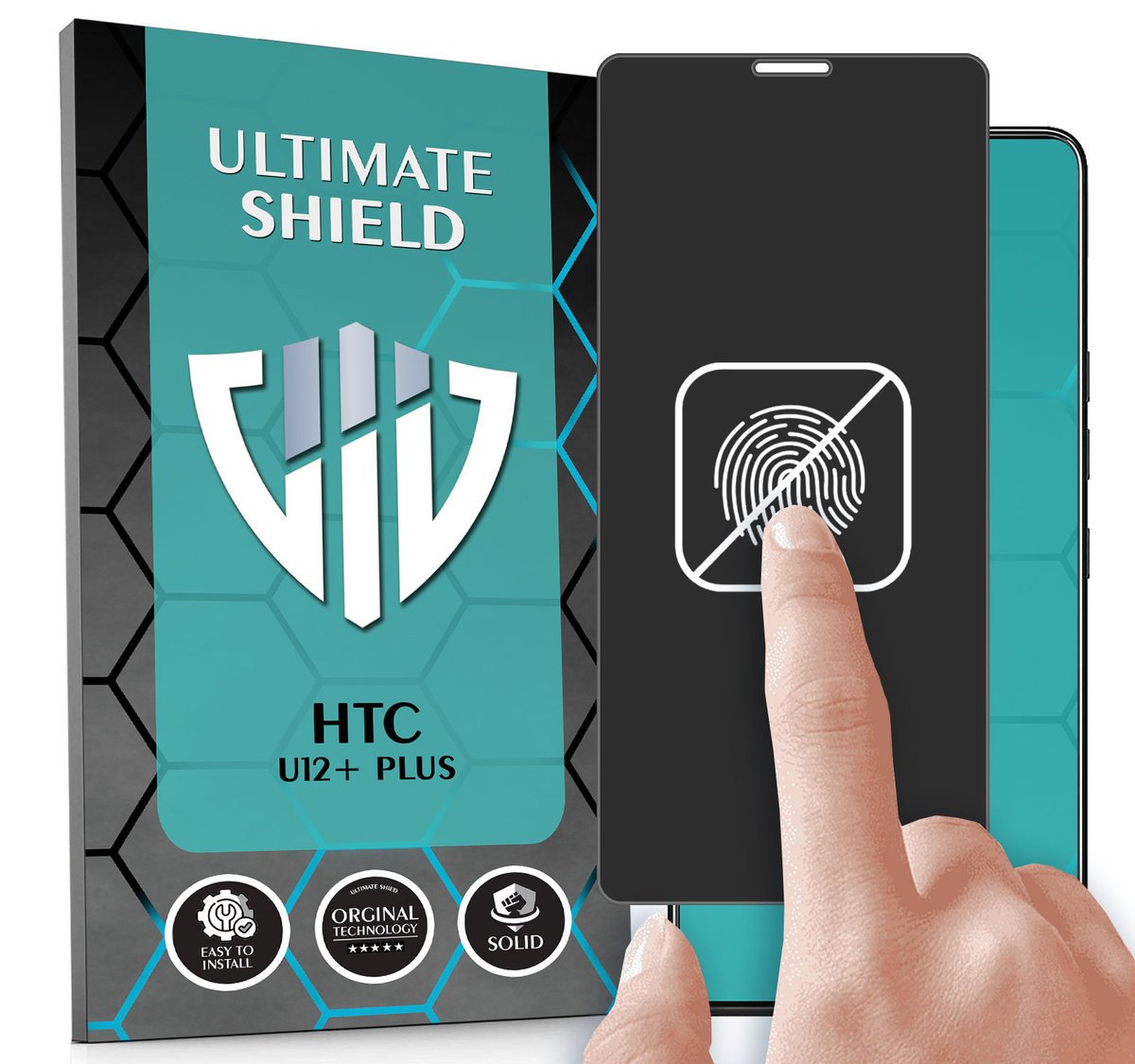 FOLIA DO HTC U12+ PLUS HYDROŻELOWA MATOWA BRAK ODCISKÓW CAŁY EKRAN 5D