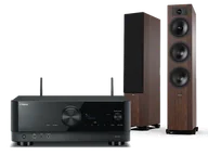 Kino domowe - Yamaha RX-V4A (czarny) + Tesi 6 (mokka) - miniaturka - grafika 1