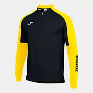 Bluzy męskie - Joma Męska bluza Eco Championship, czarna/żółta, XS - miniaturka - grafika 1