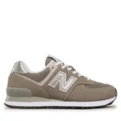 Sneakersy damskie - Sneakersy New Balance WL574EVG Szary - miniaturka - grafika 1