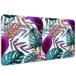 Duża podkładka na biurko Tropikalne liście 100x50cm, Dywanomat - Podkładki na biurko Duża podkładka na biurko Tropikalne liście 100x50cm, Dywanomat - Podkładki na biurko - miniaturka - grafika 1