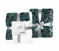 Pozostałe akcesoria świąteczne - FARO koc świąteczny 150x200 SHERPA butelkowa zieleń SHERPEA030_20211127075407 - miniaturka - grafika 1