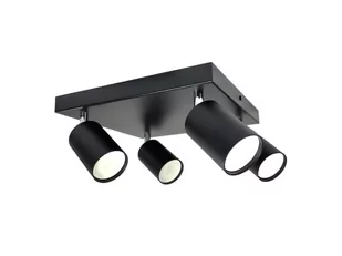 Masterled Bardo lampa sufitowa (spot) 4-punktowa czarna/chrom - Lampy sufitowe - miniaturka - grafika 1