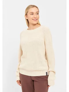 Swetry damskie - Bench Sweter "Georgiana" w kolorze beżowym - grafika 1