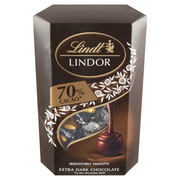 Bombonierki i czekoladki - Lindt - Lindor Praliny Ciemna czekolada 70% kakao - miniaturka - grafika 1