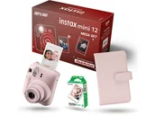 Aparaty natychmiastowe - FUJIFILM Instax mini 12 Mega Set ( Album + wkłady) Różowy - miniaturka - grafika 1