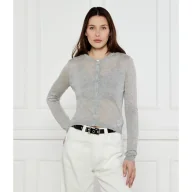 Swetry damskie - Michael Kors Kardigan + top Cropped Fit z dodatkiem jedwabiu - miniaturka - grafika 1