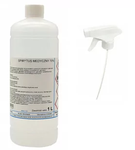 Alpinus Chemia Spirytus Medyczny 70% +Spryskiwacz 1L - Dezynfekcja - miniaturka - grafika 1
