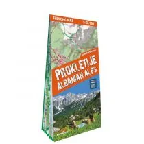 Alps trekking map Prokletije, Durmitor, Albanian.. - Atlasy i mapy - miniaturka - grafika 1