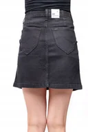 Spódnice - LEE TAILORED A LINE SKIRT BLACK TYRO L38BCPJW W25 - miniaturka - grafika 1