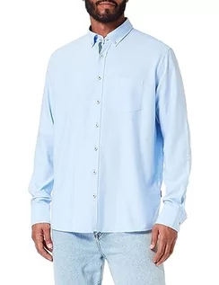 Koszule męskie - bugatti Męska koszula rekreacyjna, rękaw 1:1, jasnoniebieski-320, XXL - grafika 1