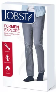 JOBST forMEN EXPLORE podkolanówki uciskowe dla mężczyzn CCL1 granatowe - rozmiar IV - Bielizna lecznicza - miniaturka - grafika 1