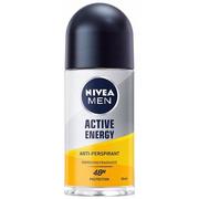 Dezodoranty i antyperspiranty męskie - NIVEA MEN DEO ROLL-ON 50ML ACTIVE ENERGY - miniaturka - grafika 1