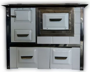 Kuchnia, angielka z piekarnikiem 9,5kW, bez płaszcza wodnego (kolor: brąz) - spełnia anty-smogowy EkoProjekt 92282084 - Kuchnie węglowe - miniaturka - grafika 3