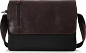 Teczki i aktówki - Solome BRĄZOWA TORBA LISTONOSZKA NA RAMIĘ SOLOME NEWBRIDGE - miniaturka - grafika 1